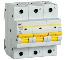 Выключатель автоматический модульный 3п C 100А 15кА ВА47-150 IEK MVA50-3-100-C
