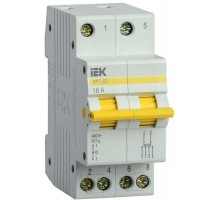 Выключатель-разъединитель трехпозиционный 2п ВРТ-63 16А IEK MPR10-2-016