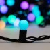 Гирлянда светодиодная "Мультишарики" 10м d17.5мм 100LED RGB 30Вт 220В IP44 провод ПВХ черн. Neon-Night 303-509-2