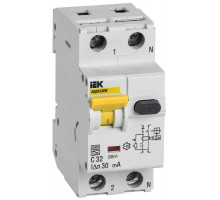 Выключатель автоматический дифференциального тока C 32А 30мА АВДТ32EM IEK MVD14-1-032-C-030