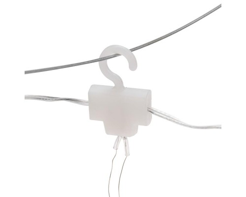 Гирлянда "Светодиодный дождь" из росы 3х2м USB+пульт управления с крючками для крепления бел. Neon-Night 315-875