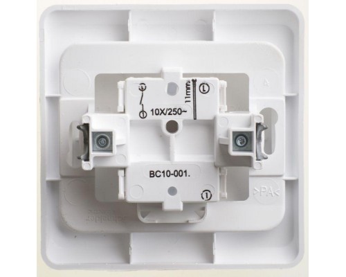 Выключатель 1-кл. СП Этюд 10А IP20 бел. SchE BC10-001B