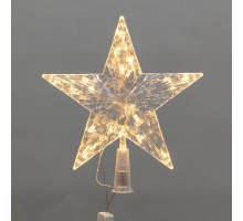 Фигура светодиодная на елку "Звезда" 22см свечение теплый бел. пост. свечение 230В Neon-Night 501-006