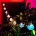 Светильник светодиодный Каскад Хранитель жемчужины 4м садовый с выносной солнечн. панелью 2м и аккумулятором холод. бел. Lamper 602-267