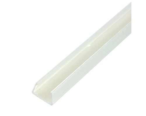 Короб прозрачный П-образ. пластик бел. (1м) NEON-NIGHT 104-411
