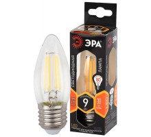 Лампа светодиодная филаментная F-LED B35-9w-827-E27 B35 9Вт свеча E27 тепл. бел. ЭРА Б0046993
