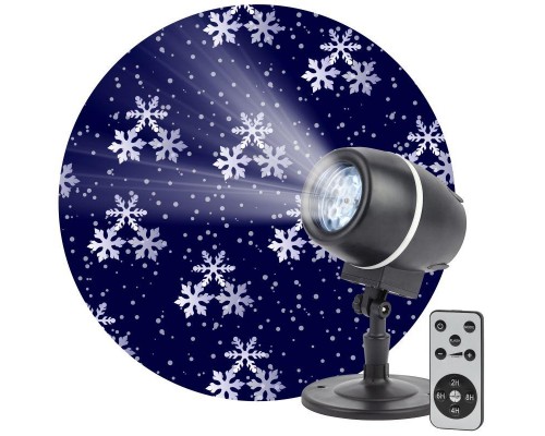 Проектор LED Снежный вальс IP44 220В ENIOP-08 ЭРА Б0047979