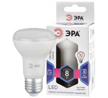 Лампа светодиодная LED R63-8W-860-E27 R63 8Вт рефлектор E27 холод. бел. ЭРА Б0048024