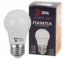 Лампа светодиодная ERAW50-E27 A50 3Вт груша бел. E27 13SMD для белт-лайт ЭРА Б0049582