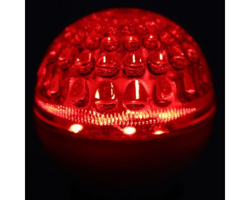 Лампа светодиодная 1Вт шар d50 9LED красн. E27 Neon-Night 405-212