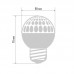 Лампа светодиодная 1Вт шар d50 9LED зел. E27 Neon-Night 405-214