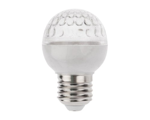 Лампа светодиодная 1Вт шар d50 9LED бел. E27 Neon-Night 405-215