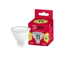 Лампа светодиодная RED LINE LED MR16-11W-827-GU5.3 R GU5.3 11Вт софит тепл. бел. свет Эра Б0056064