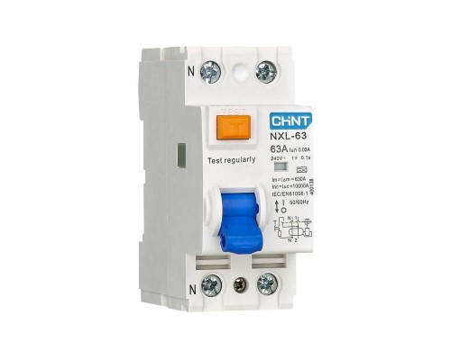 Выключатель дифференциального тока (УЗО) 1п+N 16А 30мА тип A 6кА NXL-63 (R) CHINT 280715