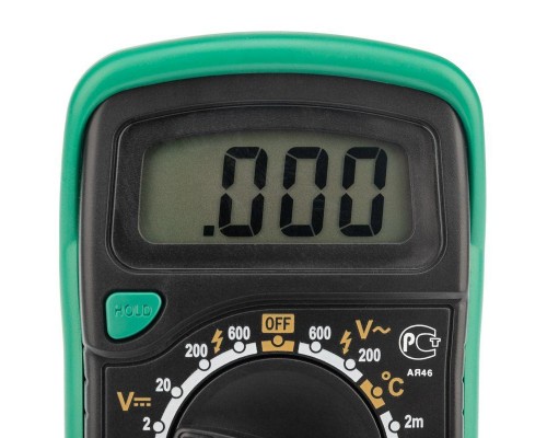 Мультиметр портативный MAS838 в кожухе с прозвонкой и измерением температуры Mastech 13-2008