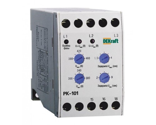 Реле контроля фаз 380В тип01 серии РК-101 SchE 23300DEK