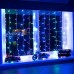 Гирлянда светодиодная "Светодиодный Дождь" 1.5х1.5м 144LED мультиколор 12Вт 220В IP20 свечение с динамикой с контроллером провод прозр. Neon-Night 235-039