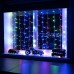 Гирлянда светодиодная "Светодиодный Дождь" 1.5х1.5м 144LED мультиколор 12Вт 220В IP20 свечение с динамикой с контроллером провод прозр. Neon-Night 235-039