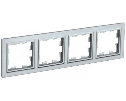 Рамка 4-м BRITE РУ-4-БрА алюм. IEK BR-M42-K47