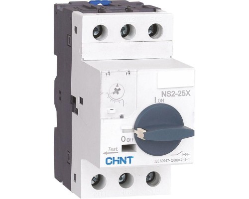 Выключатель автоматический для защиты двигателя 0.1-0.16А NS2-25X с поворотн. ручкой (R) CHINT 495176