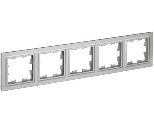 Рамка 5-м BRITE РУ-5-БрА алюм. IEK BR-M52-K47