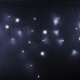 Гирлянда светодиодная "Айсикл" (бахрома) 4.8х0.6м 176LED бел. 11Вт 230В IP65 провод прозр. Neon-Night 255-145
