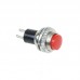 Выключатель-кнопка металл 220В 2А (2с) (ON)-OFF d10.2 красн. Mini (RWD-213) Rexant 36-3331
