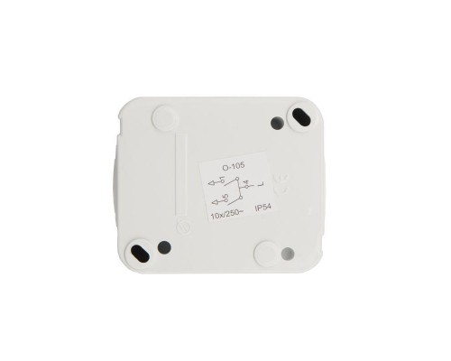 Выключатель 2-кл. ОП Mini OG IP54 бел. Kranz KR-78-0602