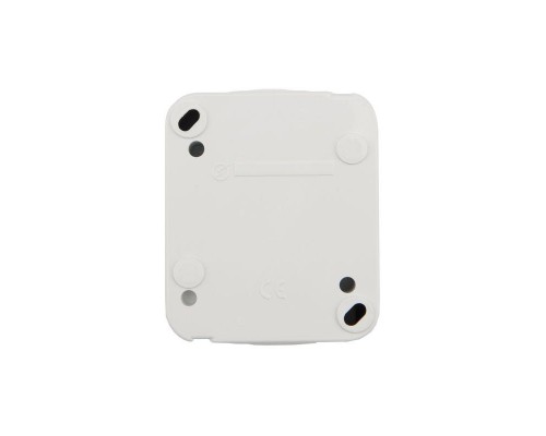 Розетка 1-м ОП Mini OG с заземл. керамика IP54 бел. Kranz KR-78-0605