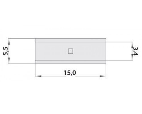 Гильза соединительная (СГ L-15мм) 4-6кв.мм (BN5.5) REXANT 08-0742