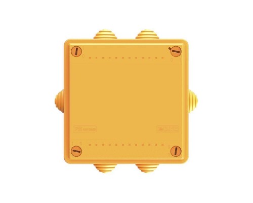 Коробка ответвительная FS 100х100х50мм 5р 450В 20А 10кв.мм с каб. вводами и клеммн. IP55 пластик. DKC FSB11510