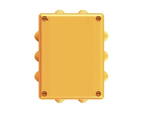 Коробка ответвительная FS 150х110х70мм 4р 450В 32А 10кв.мм нерж. контакт с каб. вводами и клеммн. IP55 пластик. DKC FSK21410
