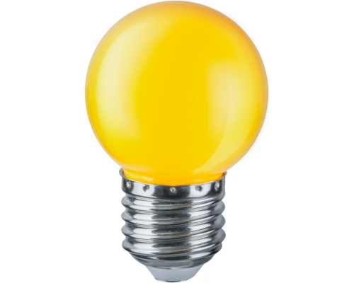 Лампа светодиодная 71 830 NLL-G45-1-230-Y-E27 1Вт шар E27 230В Navigator 71830