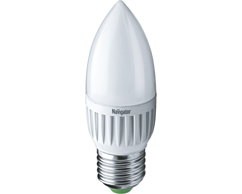 Лампа светодиодная 94 481 NLL-P-C37-5-230-2.7K-E27-FR 5Вт свеча 2700К тепл. бел. E27 330лм 220-240В Navigator 94481