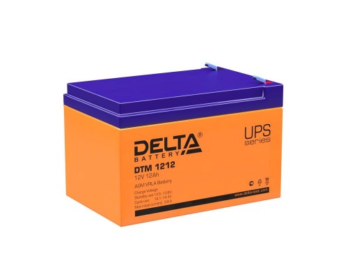 Аккумулятор UPS 12В 12А.ч Delta DTM 1212