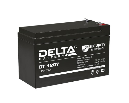 Аккумулятор ОПС 12В 7А.ч Delta DT 1207