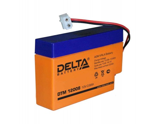 Аккумулятор UPS 12В 0.8А.ч Delta DTM 12008
