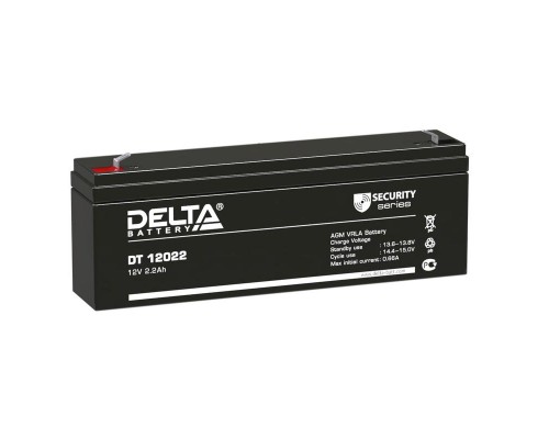 Аккумулятор ОПС 12В 2.2А.ч Delta DT 12022