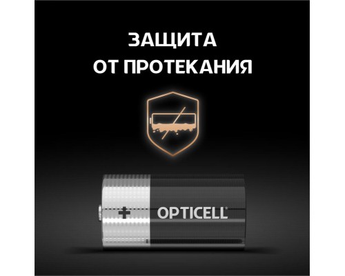 Элемент питания алкалиновый C/LR14 1.5В (блист. 2шт) Basic Opticell 5051004