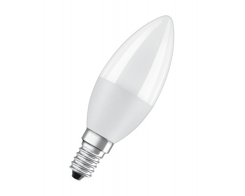 Лампа светодиодная LED Value LVCLB60 7SW/830 свеча матовая E14 230В 10х1 RU OSRAM 4058075578883