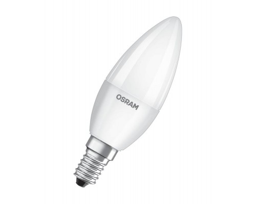 Лампа светодиодная LED Value LVCLB60 7SW/840 свеча матовая E27 230В 10х1 RU OSRAM 4058075579477