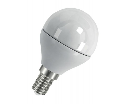 Лампа светодиодная LED Value LVCLP60 7SW/830 шар матовая E14 230В 10х1 RU OSRAM 4058075579620