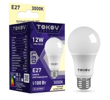 Лампа светодиодная 12Вт А60 3000К Е27 176-264В TOKOV ELECTRIC TKE-A60-E27-12-3K