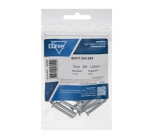 Винт с потайной головкой М4х30 DIN 965 оцинк. (уп.15шт) Tech-Krep/Zitar 102990