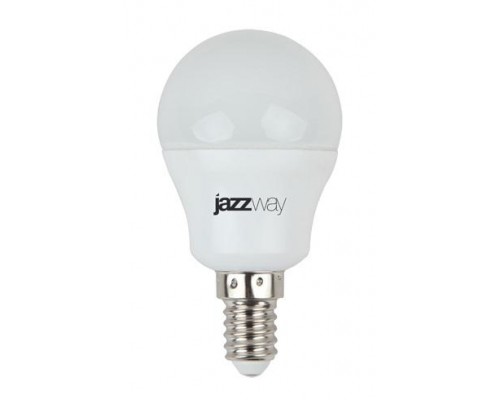 Лампа светодиодная PLED-SP-G45 7Вт шар 3000К тепл. бел. E14 540лм 230В JazzWay 1027856-2