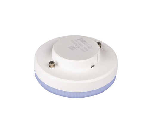 Лампа светодиодная PLED-GX53 12Вт таблетка матовая 3000К тепл. бел. GX53 980лм 230В JazzWay 1029102