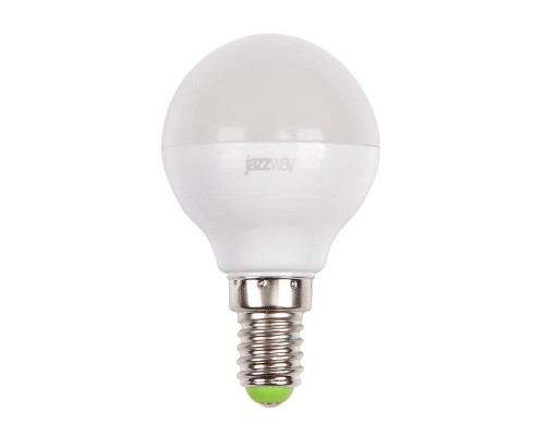 Лампа светодиодная PLED-SP G45 9Вт шар 5000К холод. бел. E14 820лм 230В JazzWay 2859600A