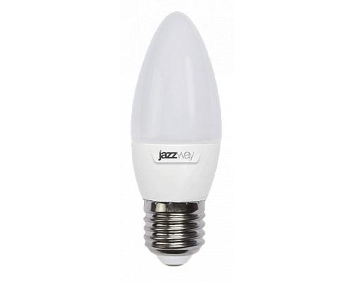 Лампа светодиодная PLED-SP C37 9Вт свеча 5000К холод. бел. E27 820лм 230В JazzWay 5001954A