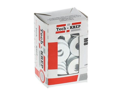 Шайба кузовная М8 DIN 9021 оцинк. (уп.100шт) Tech-Krep/Zitar 105266