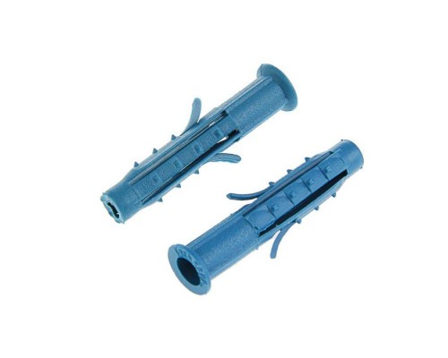 Дюбель четырехраспорный (универс.) Чапай 6х35 шипы + усы син. (уп.1000шт) Tech-KREP 111143